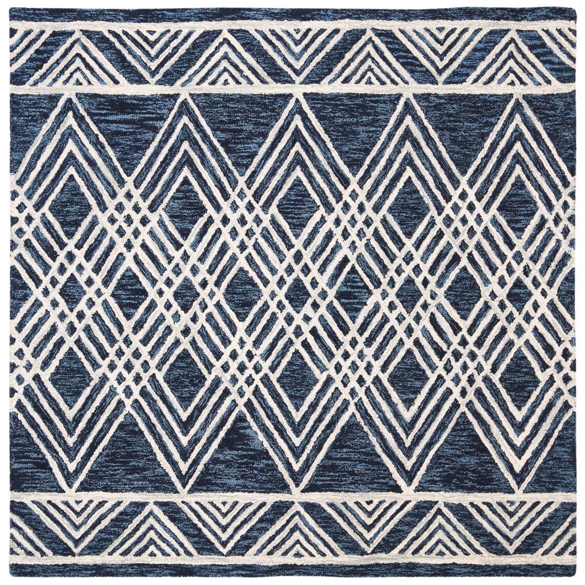 Safavieh Micro-Loop 155 Rug, MLP155 - Navy / Ivory