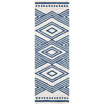 Safavieh Micro-Loop 156 Rug, MLP156 - Ivory / Navy