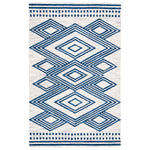 Safavieh Micro-Loop 156 Rug, MLP156 - Ivory / Navy