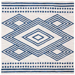 Safavieh Micro-Loop 156 Rug, MLP156 - Ivory / Navy