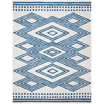 Safavieh Micro-Loop 156 Rug, MLP156 - Ivory / Navy