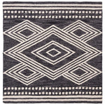 Safavieh Micro-Loop 156 Rug, MLP156 - Charcoal / Ivory