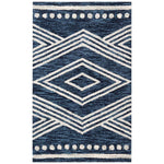 Safavieh Micro-Loop 156 Rug, MLP156 - Navy / Ivory