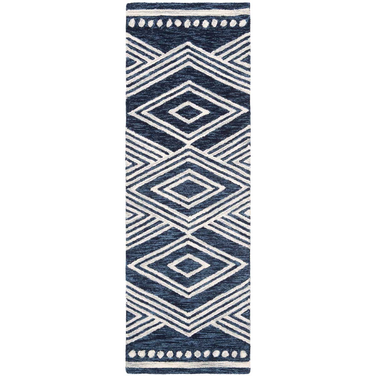 Safavieh Micro-Loop 156 Rug, MLP156 - Navy / Ivory