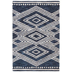 Safavieh Micro-Loop 156 Rug, MLP156 - Navy / Ivory