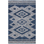 Safavieh Micro-Loop 156 Rug, MLP156 - Navy / Ivory