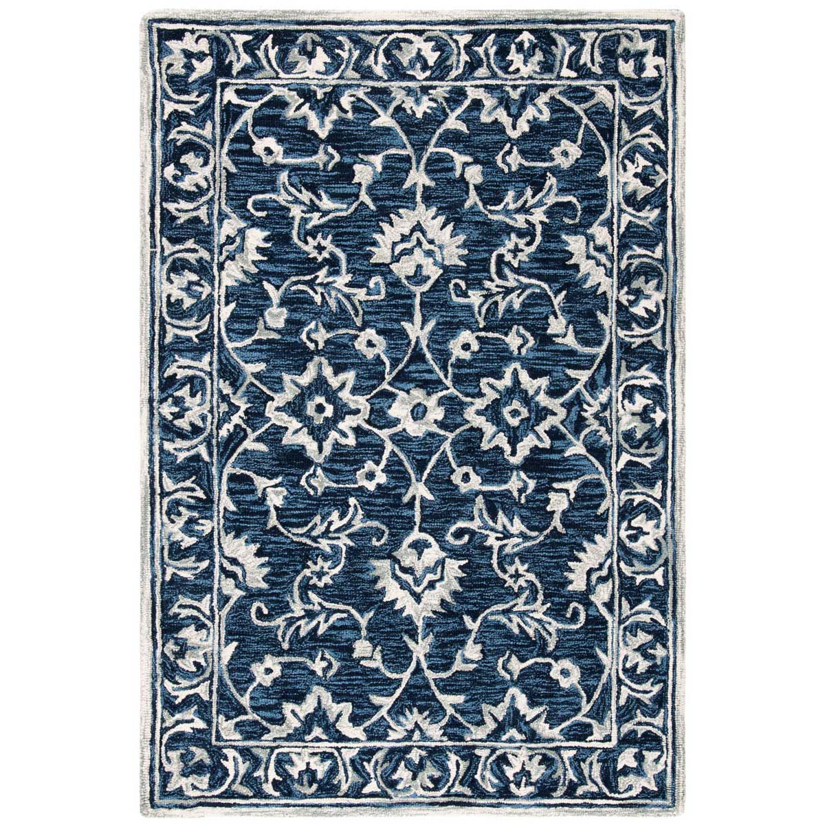 Safavieh Micro-Loop 160 Rug, MLP160 - Navy / Taupe