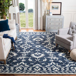 Safavieh Micro-Loop 160 Rug, MLP160 - Navy / Taupe