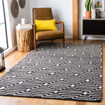 Safavieh Micro-Loop 166 Rug, MLP166 - Charcoal / Ivory