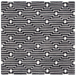 Safavieh Micro-Loop 166 Rug, MLP166 - Charcoal / Ivory