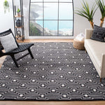 Safavieh Micro-Loop 166 Rug, MLP166 - Charcoal / Ivory