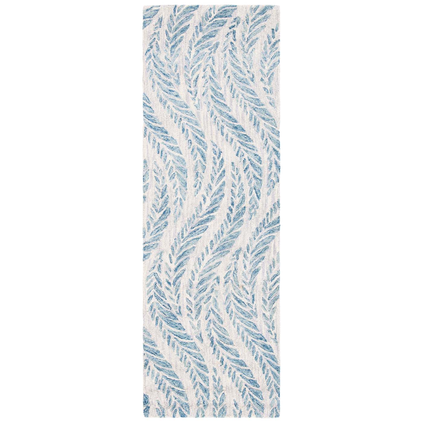 Safavieh Micro-Loop 170 Rug, MLP170 - Ivory / Blue