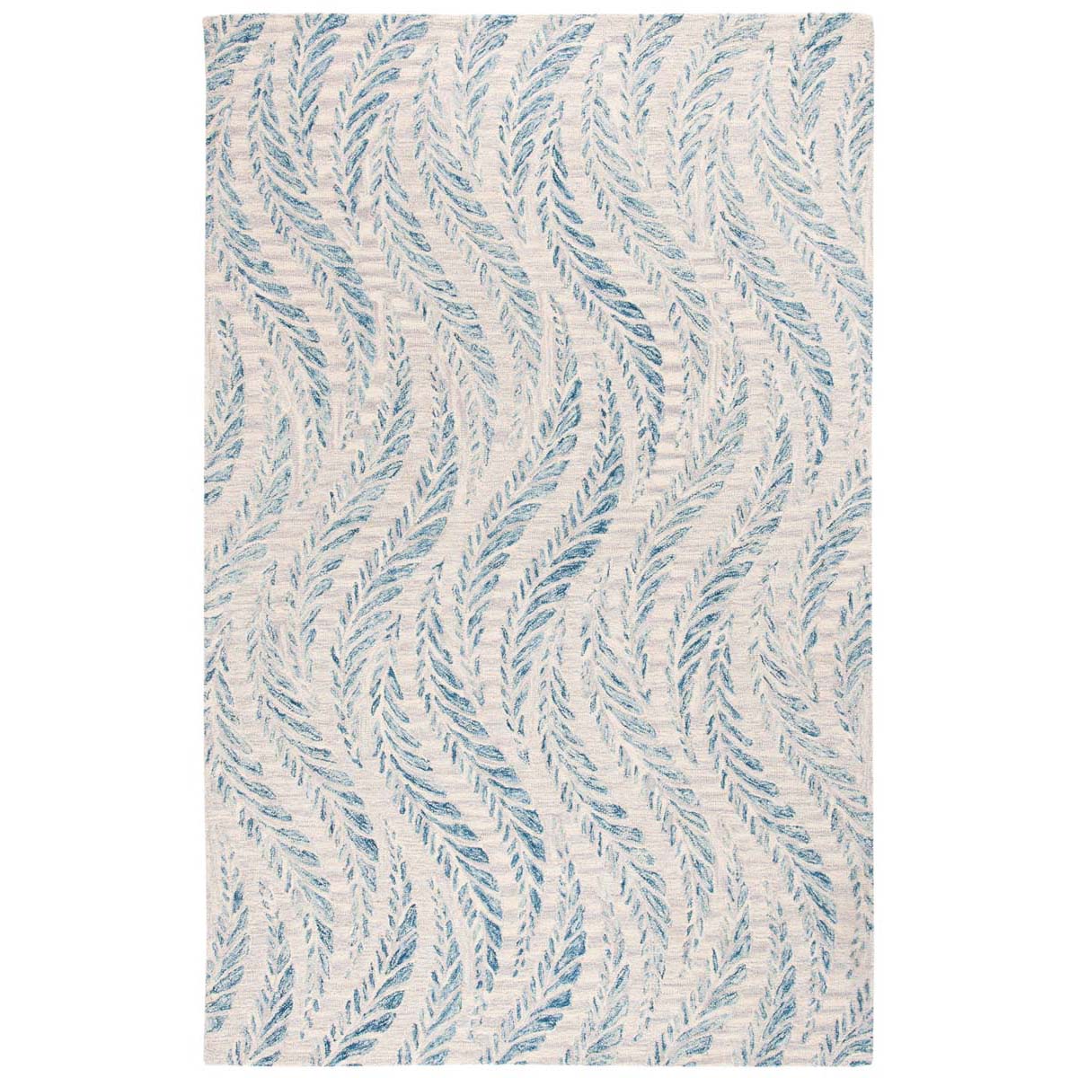 Safavieh Micro-Loop 170 Rug, MLP170 - Ivory / Blue