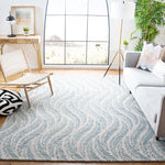 Safavieh Micro-Loop 170 Rug, MLP170 - Ivory / Blue