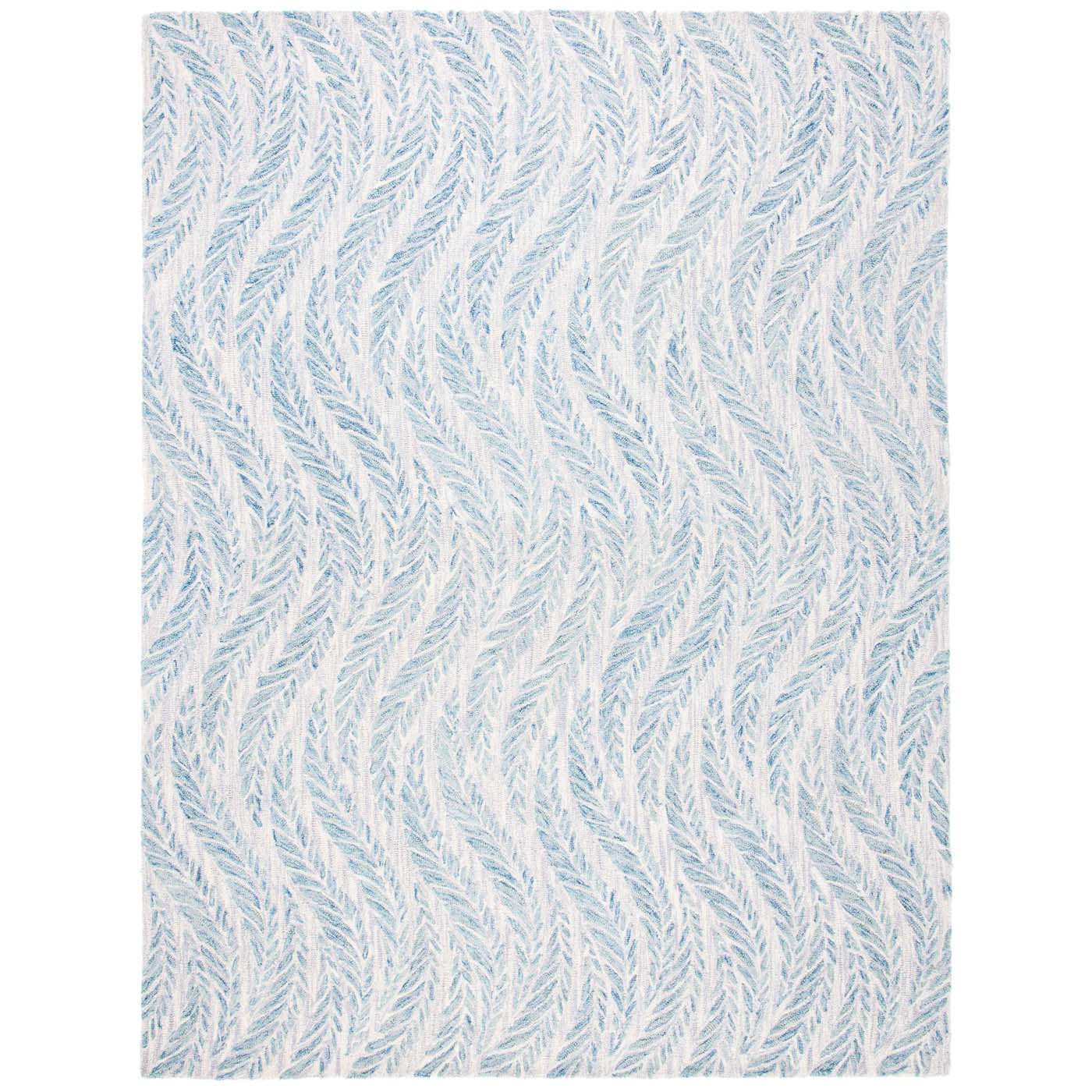 Safavieh Micro-Loop 170 Rug, MLP170 - Ivory / Blue