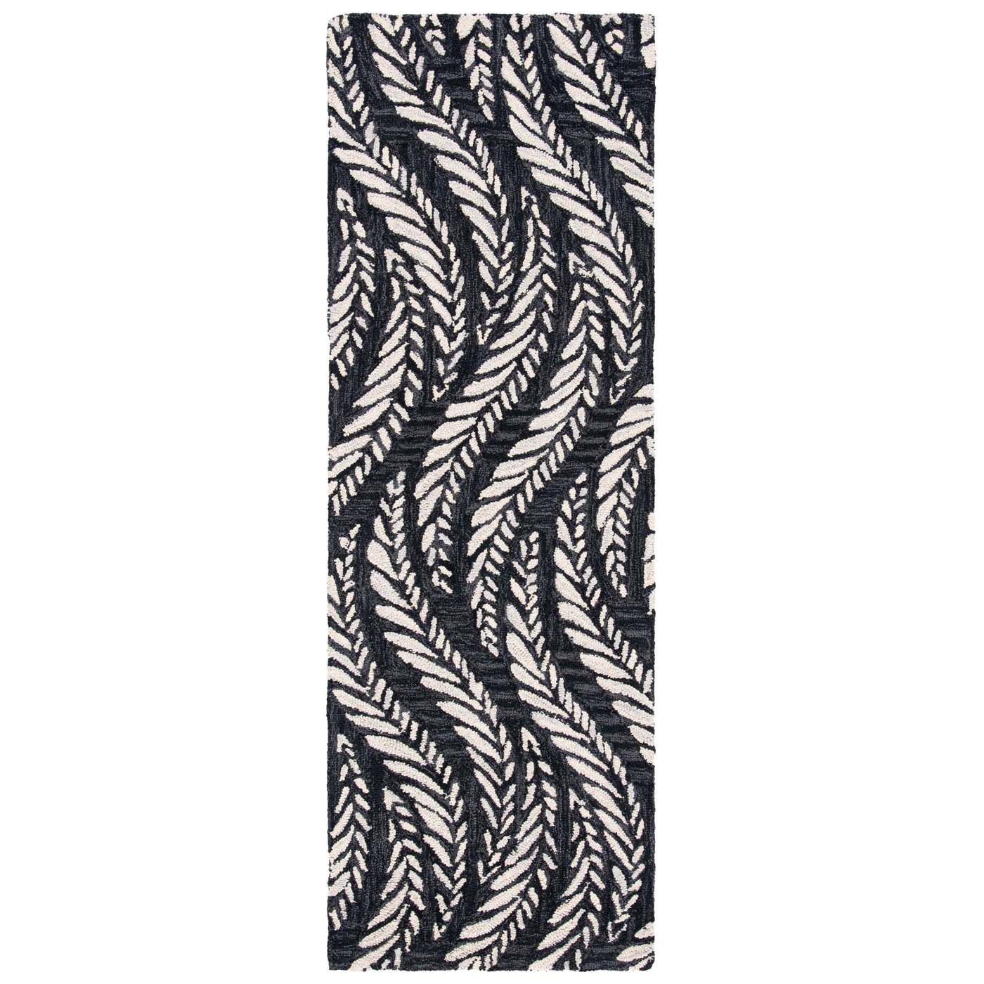 Safavieh Micro-Loop 170 Rug, MLP170 - Charcoal / Ivory