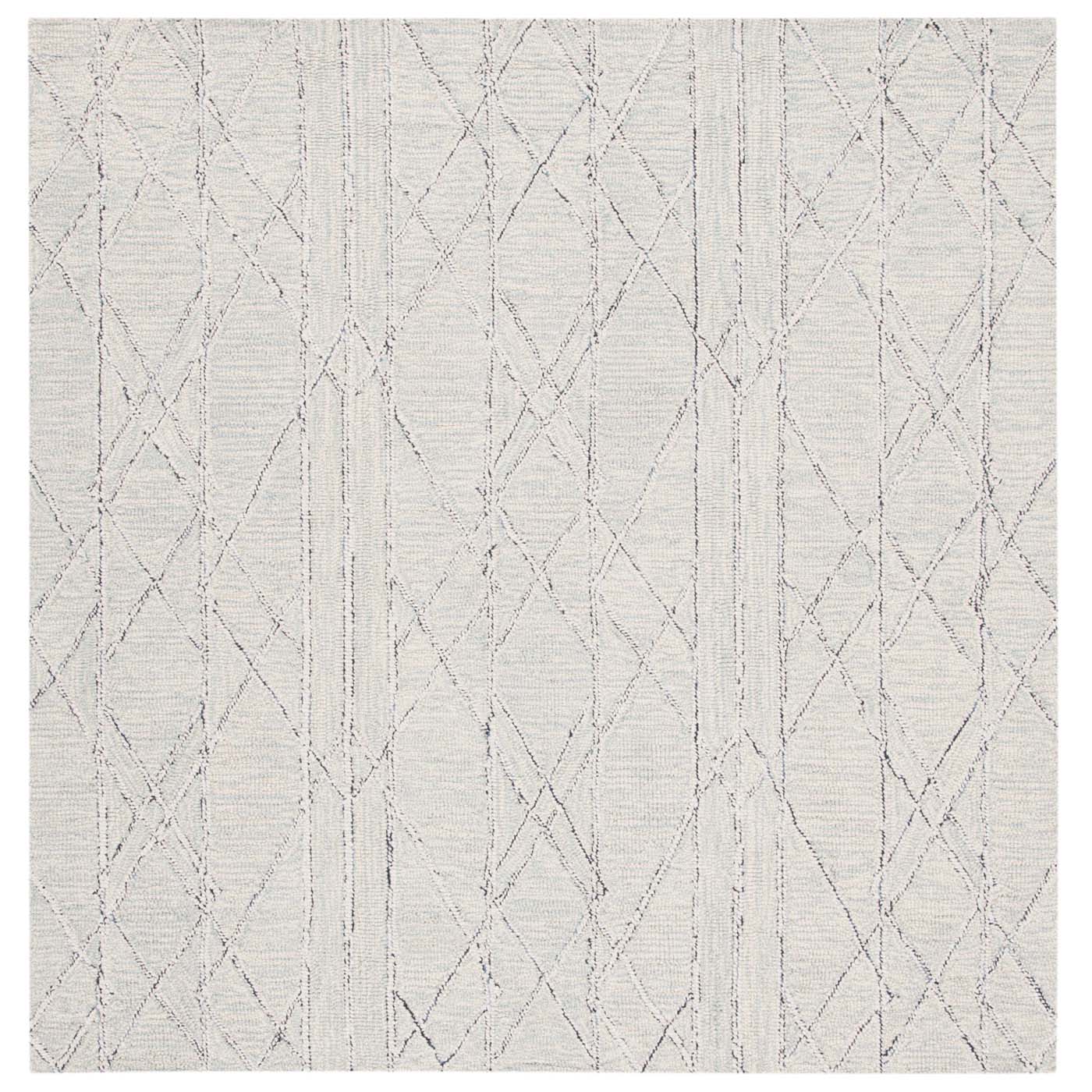 Safavieh Micro-Loop 172 Rug, MLP172 - Ivory / Light Blue