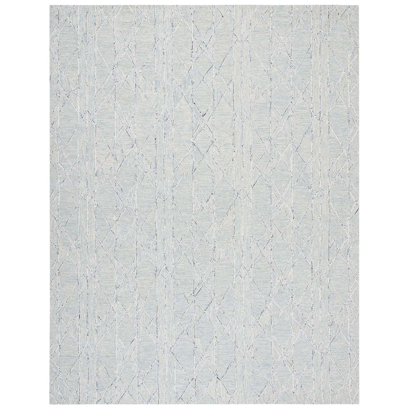 Safavieh Micro-Loop 172 Rug, MLP172 - Ivory / Light Blue