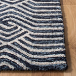 Safavieh Micro-Loop 175 Rug, MLP175 - Dark Blue / Ivory