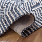 Safavieh Micro-Loop 175 Rug, MLP175 - Dark Blue / Ivory