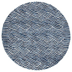 Safavieh Micro-Loop 175 Rug, MLP175 - Dark Blue / Ivory