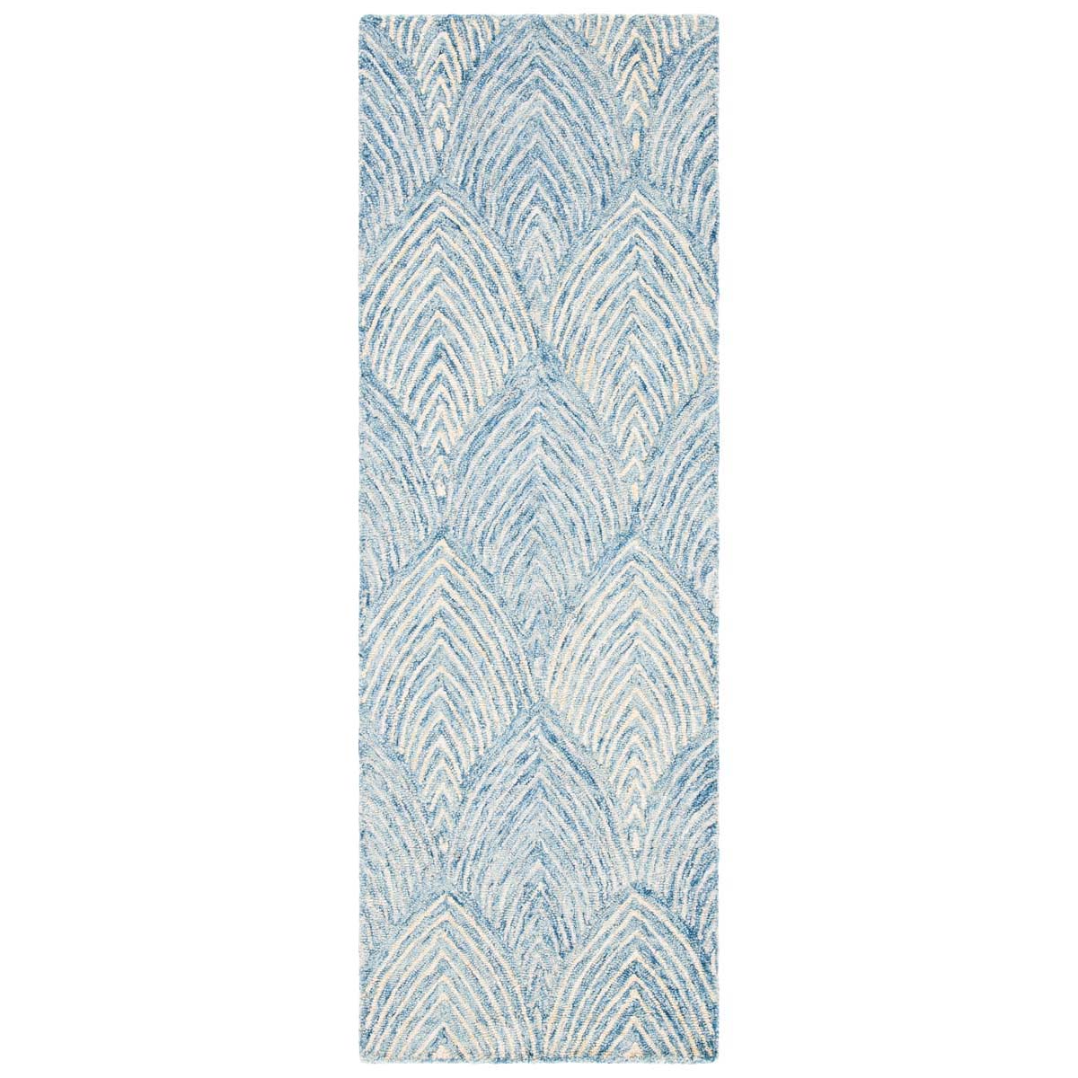 Safavieh Micro-Loop 177 Rug, MLP177 - Light Blue / Ivory