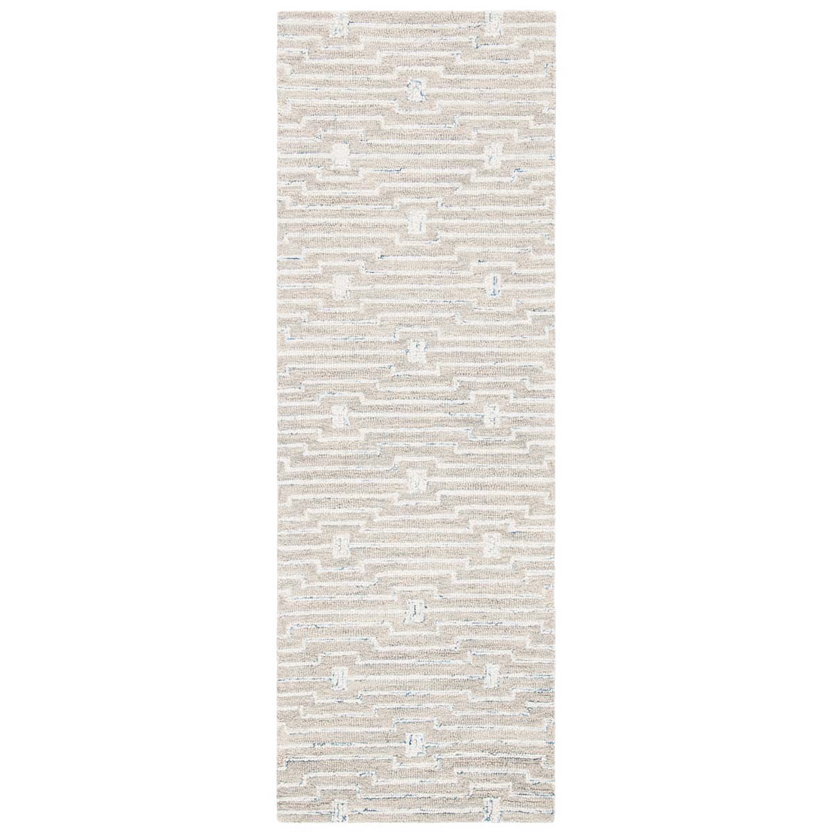 Safavieh Micro-Loop 178 Rug, MLP178 - Light Grey / Ivory