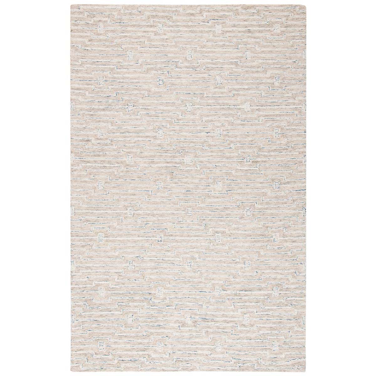 Safavieh Micro-Loop 178 Rug, MLP178 - Light Grey / Ivory