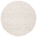 Safavieh Micro-Loop 178 Rug, MLP178 - Light Grey / Ivory