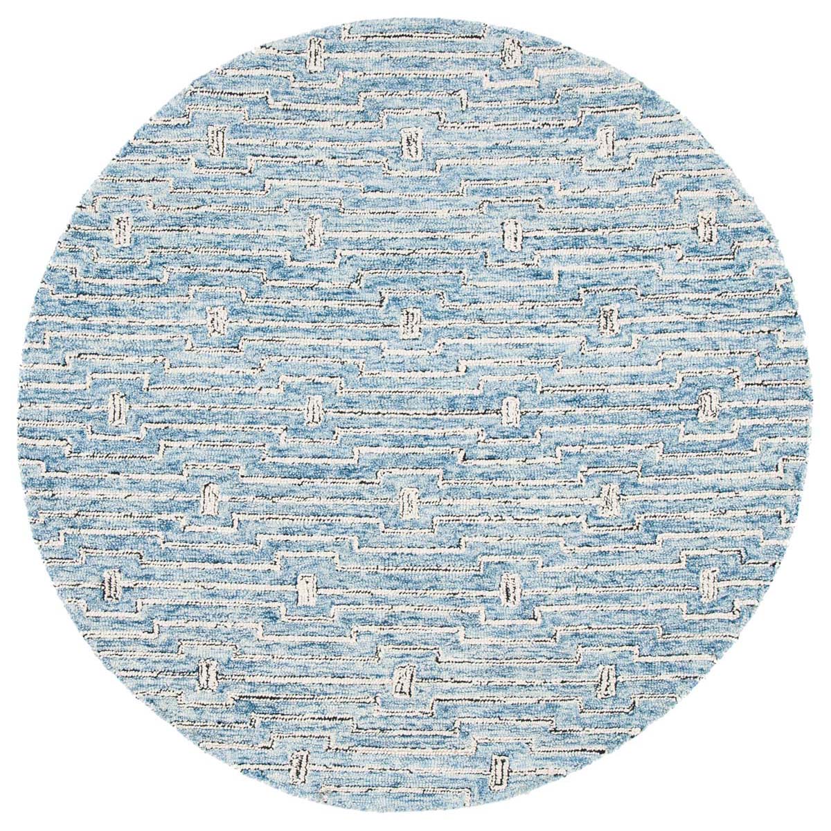 Safavieh Micro-Loop 178 Rug, MLP178 - Light Blue / Ivory