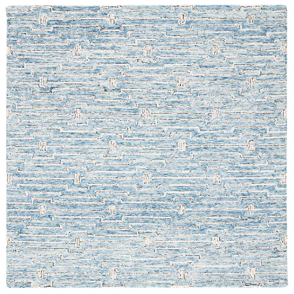 Safavieh Micro-Loop 178 Rug, MLP178 - Light Blue / Ivory