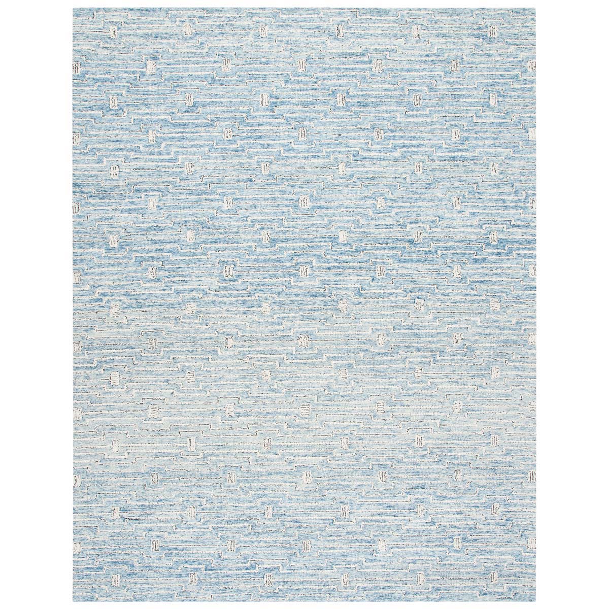 Safavieh Micro-Loop 178 Rug, MLP178 - Light Blue / Ivory