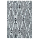 Safavieh Micro-Loop 179 Rug, MLP179 - Light Blue / Charcoal