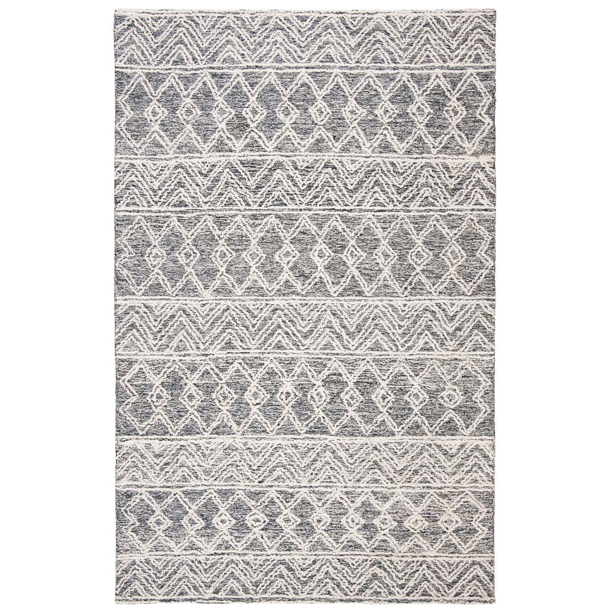 Safavieh Micro-Loop 203 Rug, MLP203 - Ivory / Black