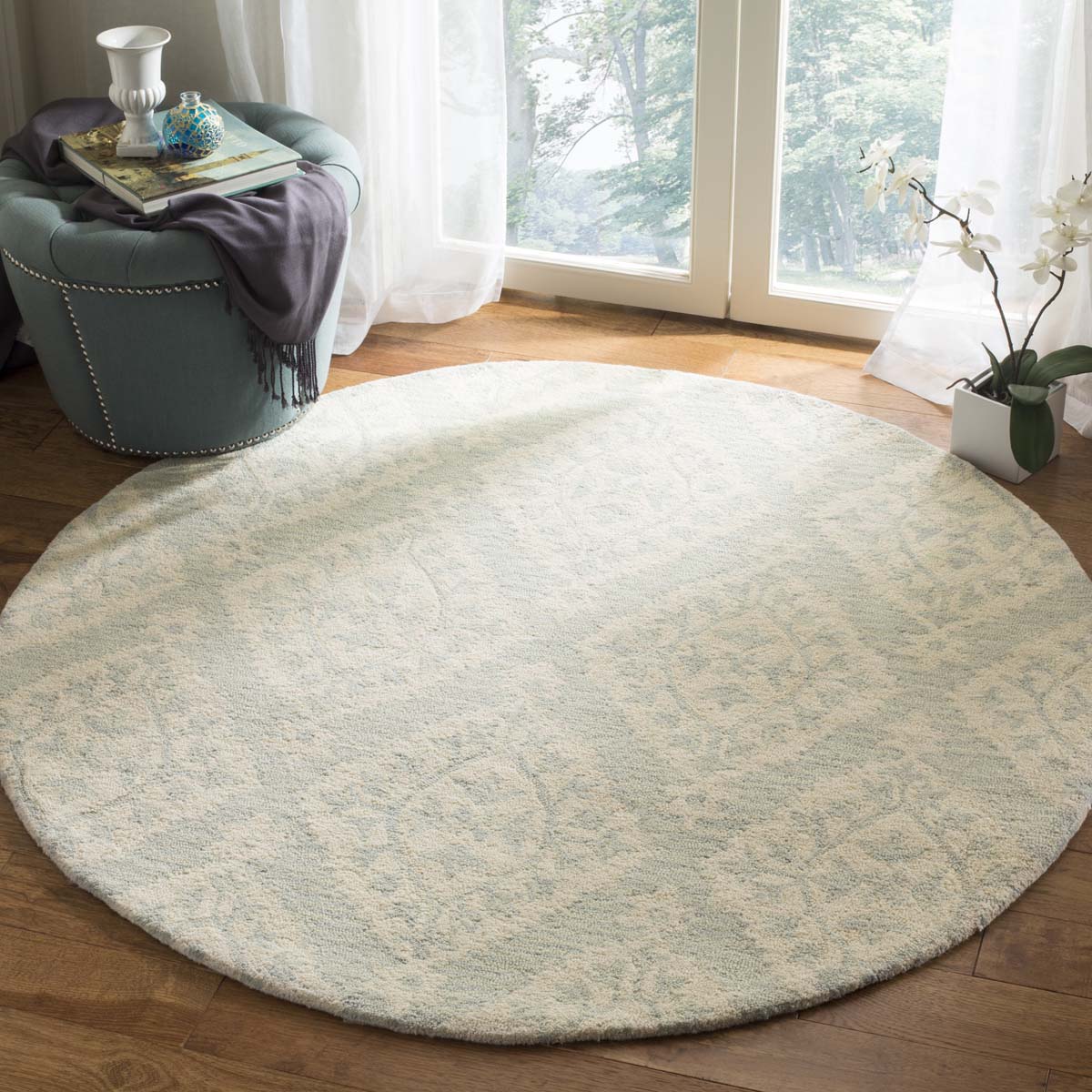 Safavieh Micro-Loop 210 Rug, MLP210 - Light Blue