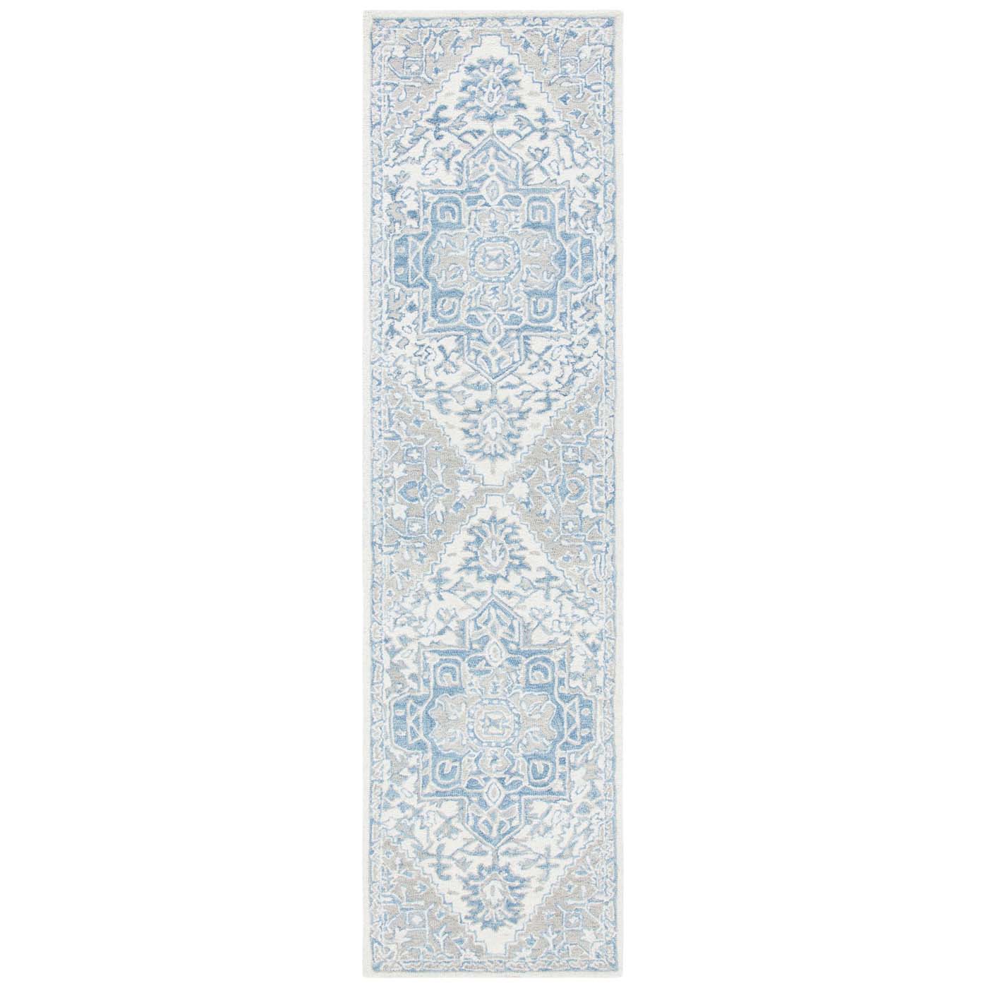 Safavieh Micro-Loop 213 Rug, MLP213 - Ivory / Blue