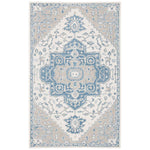 Safavieh Micro-Loop 213 Rug, MLP213 - Ivory / Blue