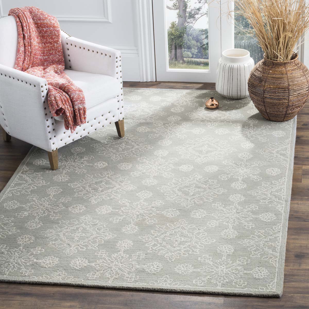 Safavieh Micro-Loop 250 Rug, MLP250 - Light Grey