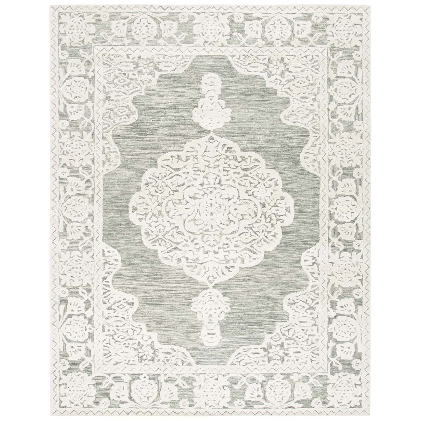 Safavieh Micro-Loop 275 Rug, MLP275 - Grey / Ivory