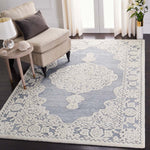 Safavieh Micro-Loop 275 Rug, MLP275 - Light Blue / Ivory