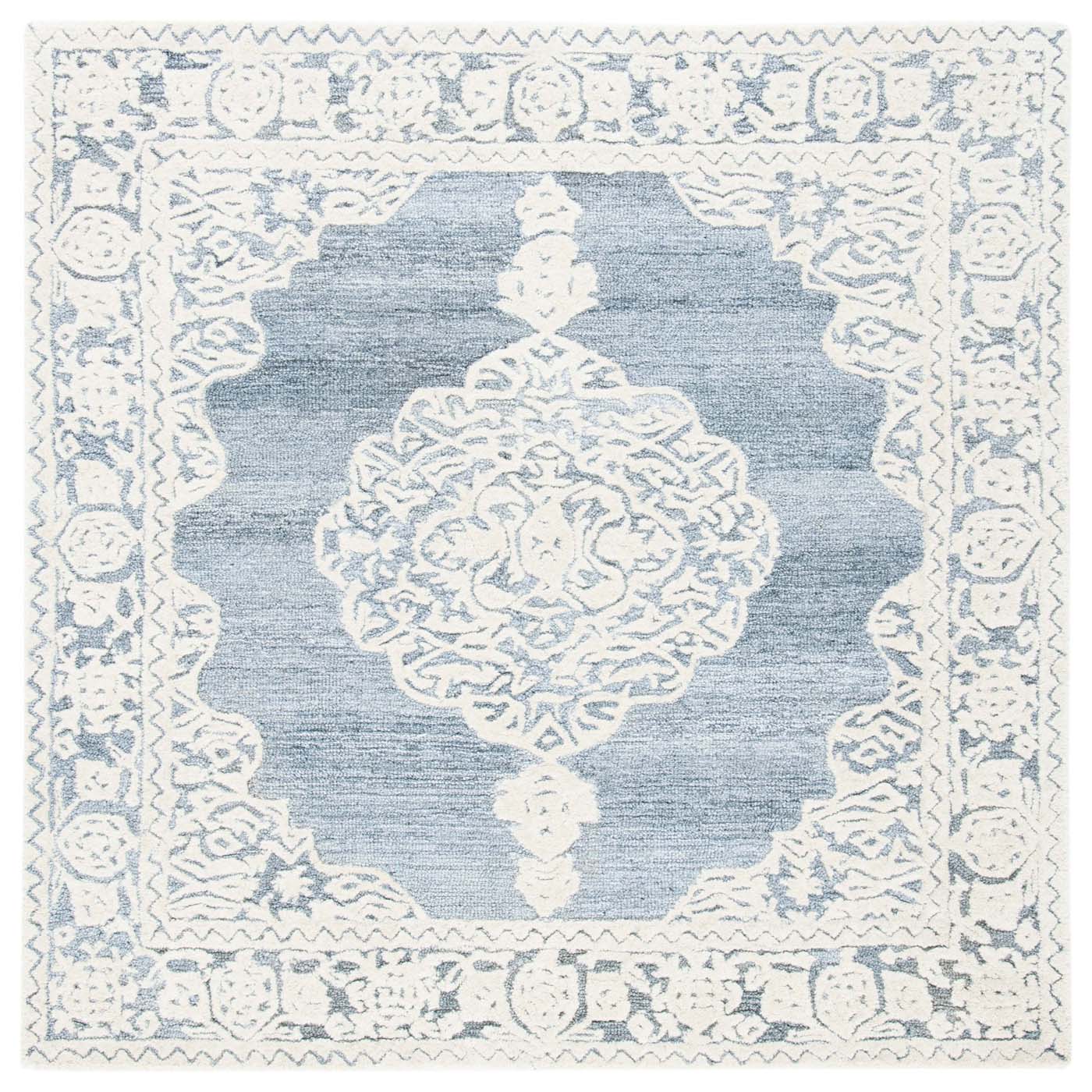 Safavieh Micro-Loop 275 Rug, MLP275 - Light Blue / Ivory