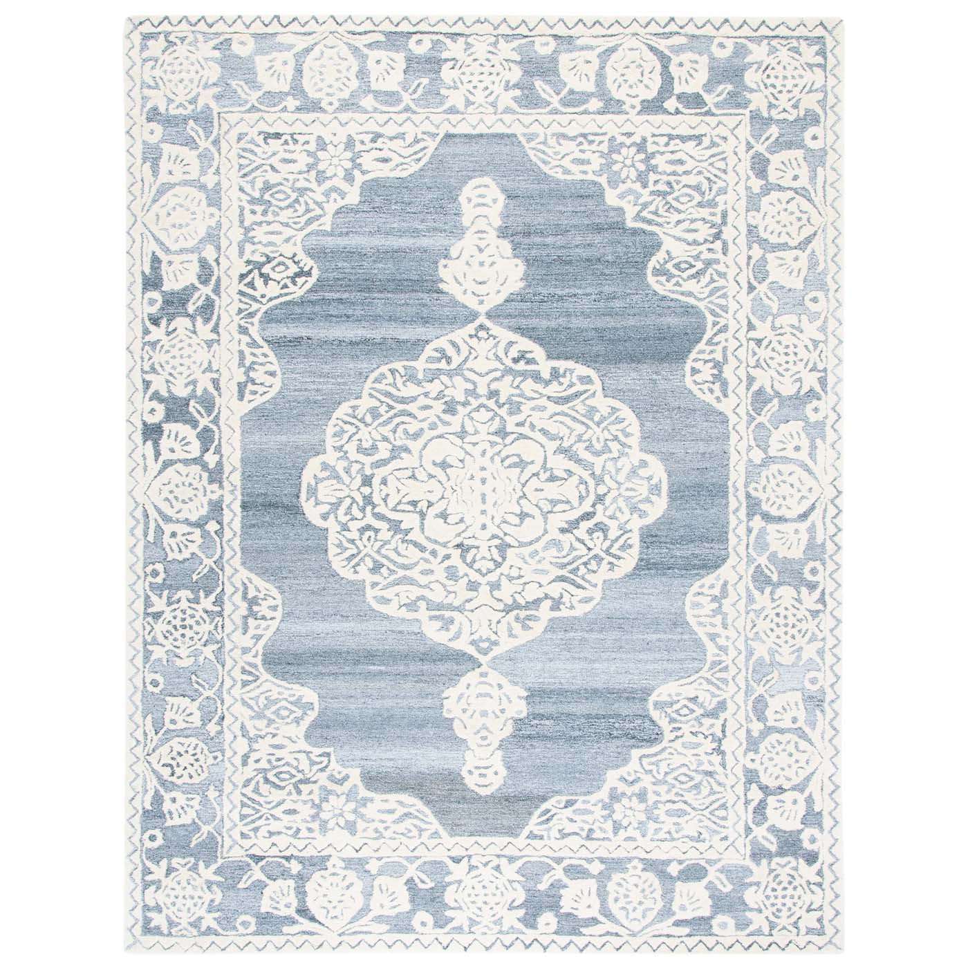 Safavieh Micro-Loop 275 Rug, MLP275 - Light Blue / Ivory