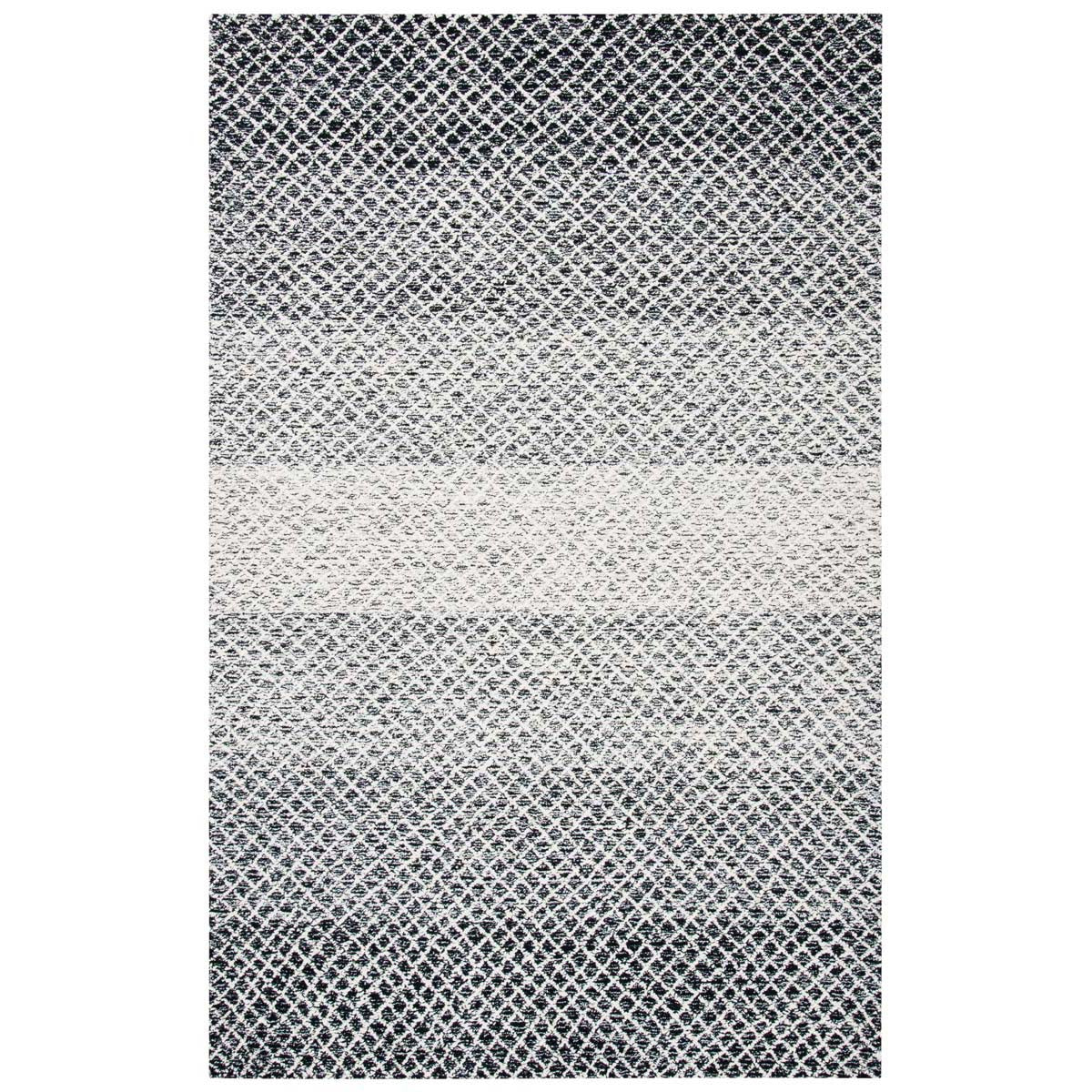 Safavieh Micro-Loop 353 Rug, MLP353 - Black / Ivory