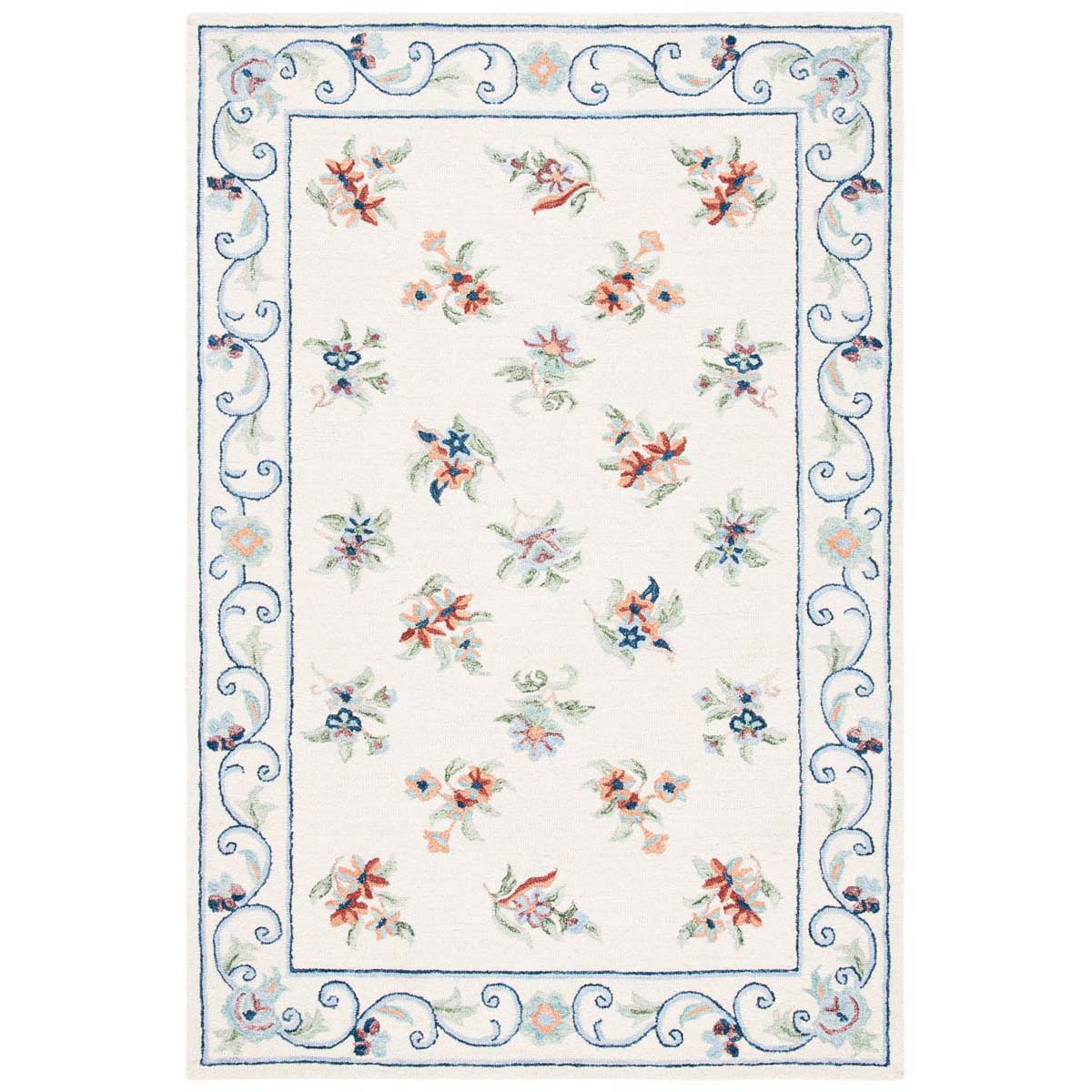 Safavieh Micro-Loop 376 Rug, MLP376 - Ivory / Grey