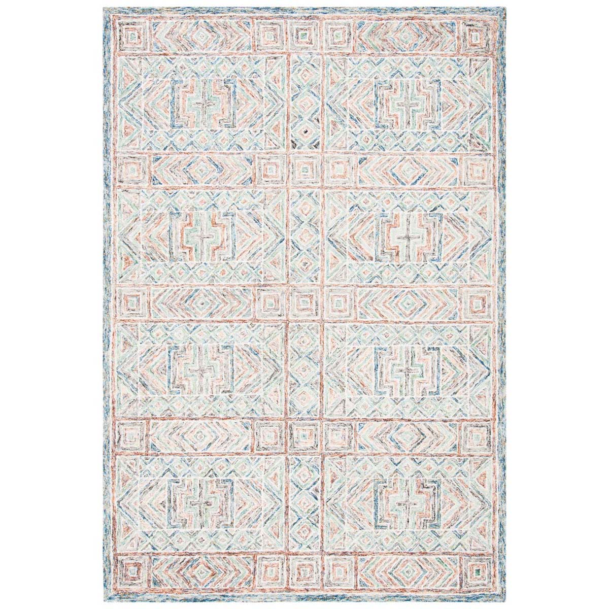 Safavieh Micro-Loop 378 Rug, MLP378 - Blue / Green