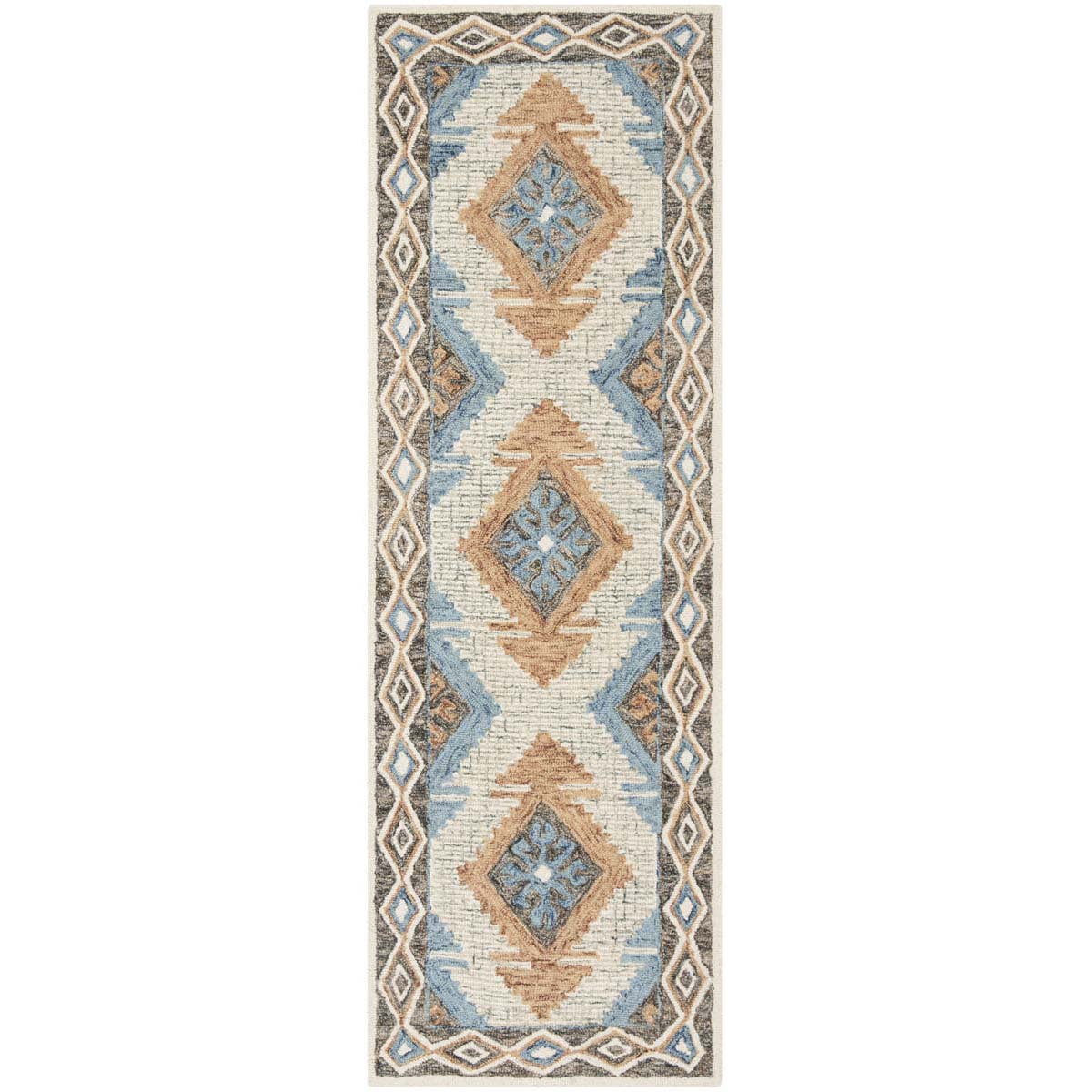 Safavieh Micro-Loop 401 Rug, MLP401 - Blue / Beige