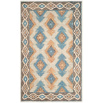 Safavieh Micro-Loop 401 Rug, MLP401 - Blue / Beige