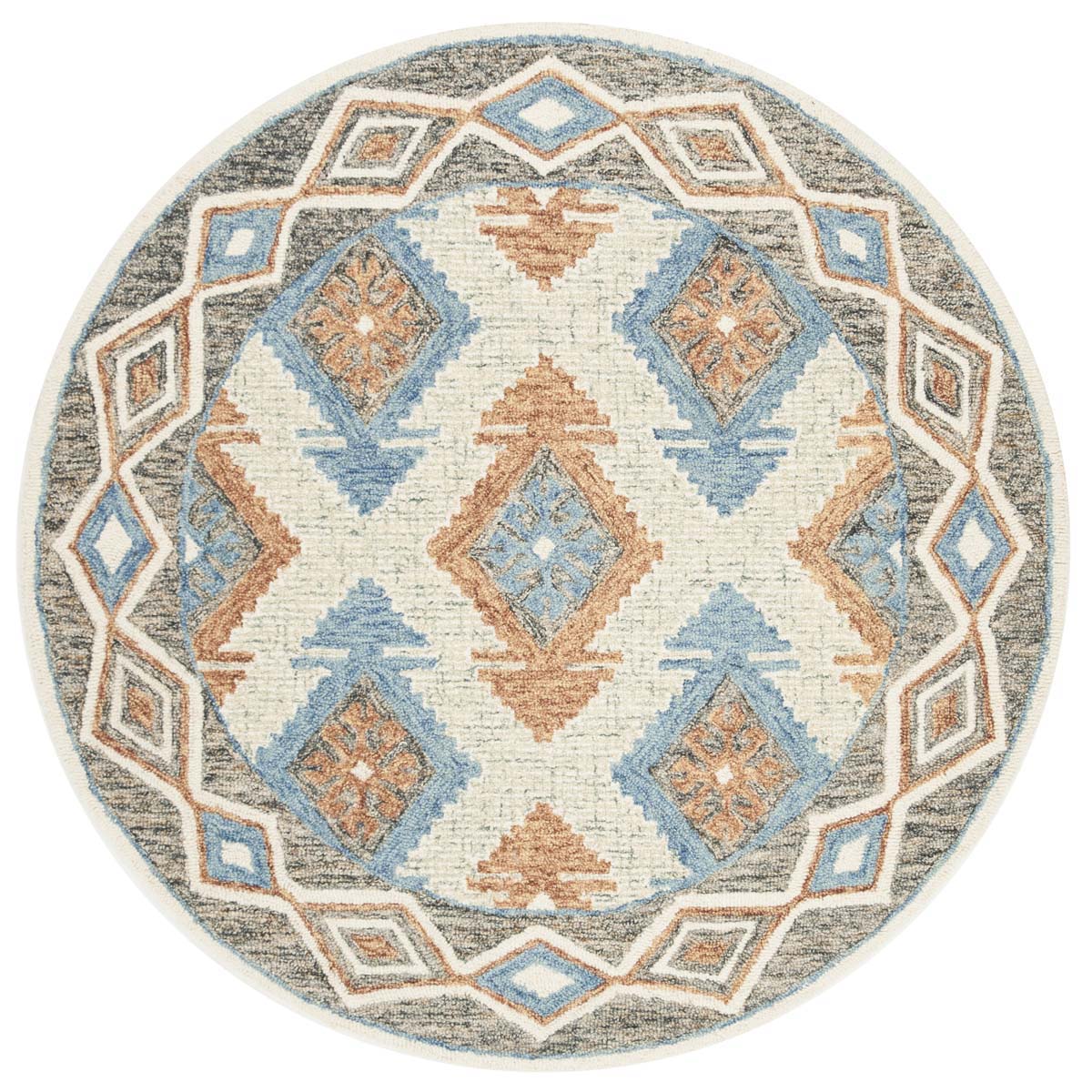 Safavieh Micro-Loop 401 Rug, MLP401 - Blue / Beige