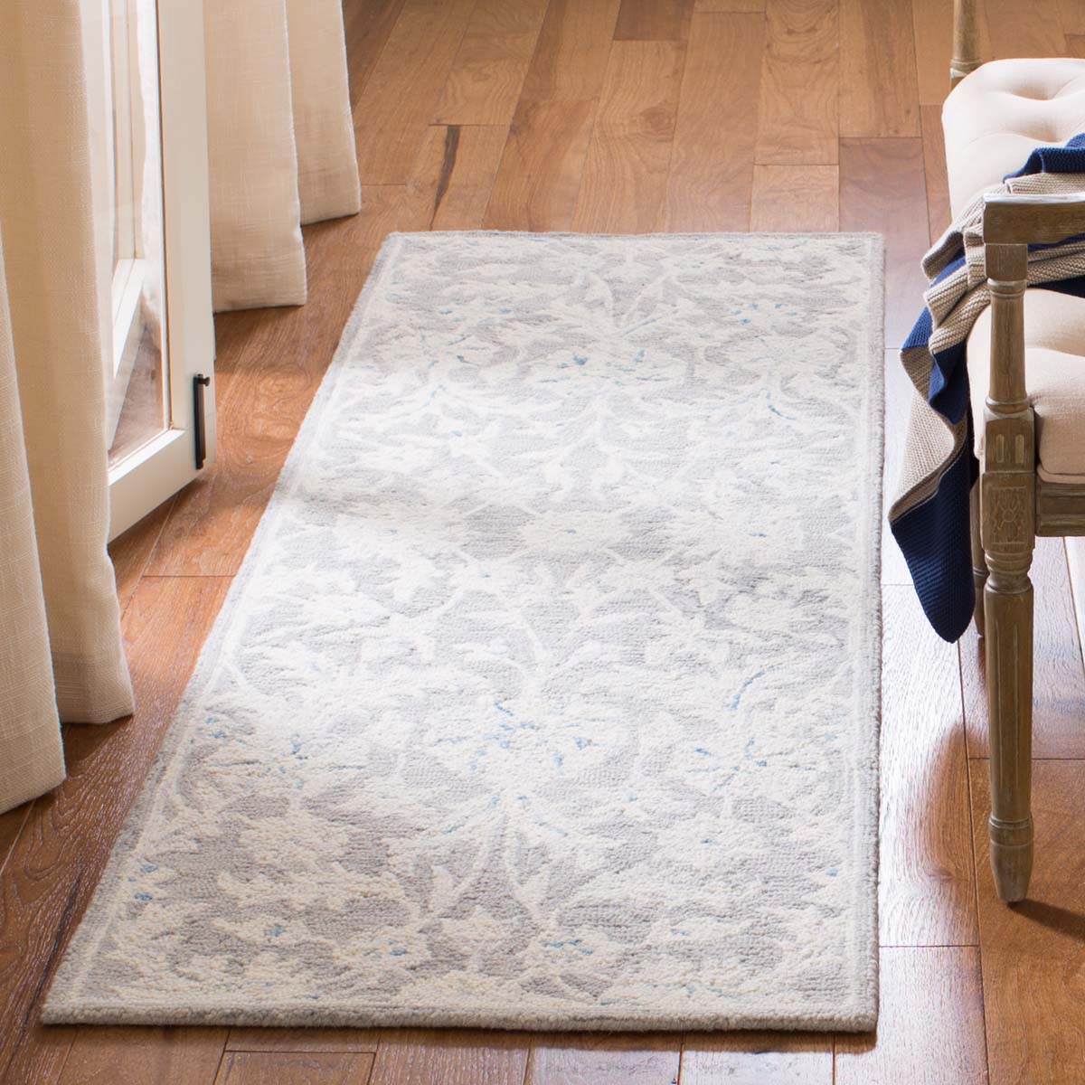 Safavieh Micro-Loop 506 Rug, MLP506 - Grey / Ivory