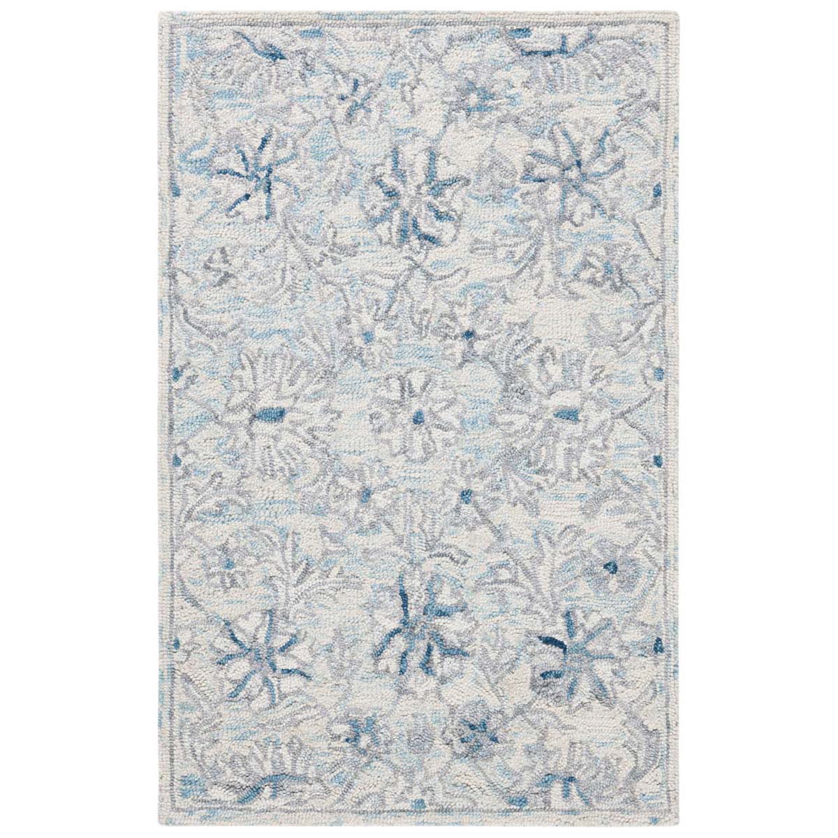 Safavieh Micro-Loop 506 Rug, MLP506 - Light Blue / Ivory